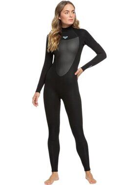 Roxy Women’s 5/4/3mm Prologue Wetsuit with Back-Zip Entry | Surfing - Size 6